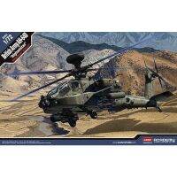 1/72เฮลิคอปเตอร์รุ่น AH-64-D 12537ประกอบเครื่องบินรบแบบอังกฤษ