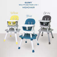 Glowy Star multifuntion 6 in1 Hight chair เก้าอี้ทรงสูงสำหรับเด็ก