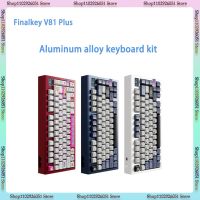 Finalkey V81 Plus อะลูมินัมอัลลอยชุดแป้นพิมพ์บลูทูธ/มีสาย/รองรับ2.4G ผ่าน Slotted ปลั๊กเอนกประสงค์เกมคีย์บอร์ดแบบกลไก