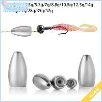 PRETTY MJ ร้อน 1.8g-42g กลองเอว แคสติ้งด่วน ตุ้มน้ำหนัก Tear Drop Shot Line Sinkers ตกปลาทังสเตนตก Sinker ขั้วต่อตะขอ