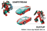 2 Mẫu Transformers Robot cao 14cm lắp ráp thành Siêu xe