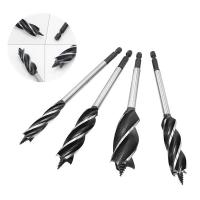 1Pc 10-35mm Drill Bit Set 4 Slots 4 Edges Blades Twist Drill Bit Wood Fast Cut Auger Carpenter Joiner Tool Woodworking Tools Drills  Drivers