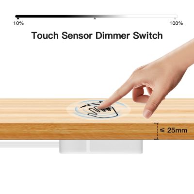 ❂✷☎ Dimmable 12V 5A Penetrable Wooden Touch Switch Hand Sweep Sensor Dimmer Wireless Control Switch For Smart Home LED Light Strip