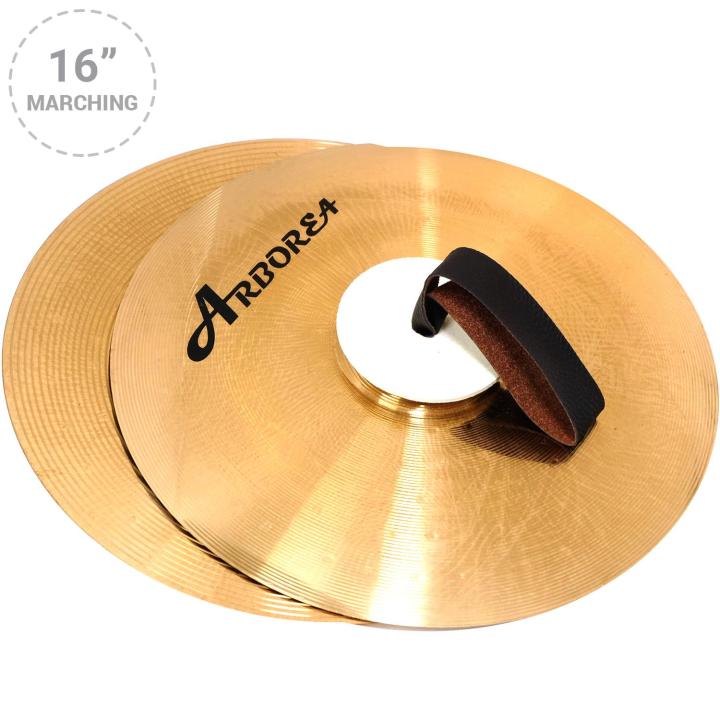 arborea-แฉเดินพาเหรด-ฉาบเดินพาเหรด-marching-ขนาด-16-นิ้ว-รุ่น-fjb-400-16-40cm-marching-cymbal