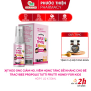 Xịt họng keo ong cho bé Tracybee Propolis giúp giảm ho, viêm họng 30ml