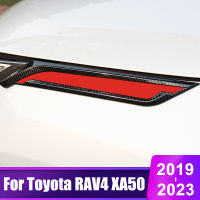 สำหรับ Toyota RAV4 2019 2020 2021 2022 2023 RAV 4 XA50 Enginecar Leaf Board ตกแต่ง Shark Gills Trim สติกเกอร์อุปกรณ์เสริม2Pcs