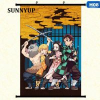 SUNNY Anime Demon Slayer: Kimetsu ไม่มี Yaiba Kamado Tanjirou Kamado ผนังโปสเตอร์