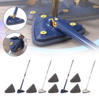 Telescopic Triangle Mop 360 Rotatable Adjustable Cleaning Mop for Tub/ Tile/ Floor/ 130CM Handle Reusable Spin Mop Dropshipping