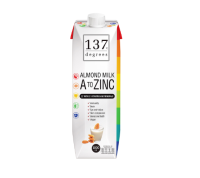 137 Degrees Almond Milk A To Zinc 1000ml สูตร 21วิตามินและแร่ธาตุ นม นมกล่อง อัลมอนด์ สูตรผสมวิตามินเอ สังกะสี และวิตามินรวม