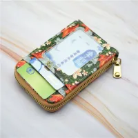 【CW】◊┇  ID/credit Card Holder for Leather Female Wallet 9   2 Big Position Slots