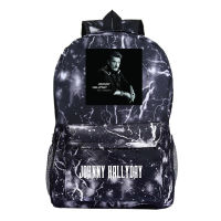 2021Funny Graphic print Johnny Hallyday Backpack New pattern Women men School Bags Travel laptop Fashion Rucksack