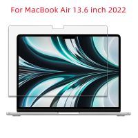 M2 MacBook Air Apple กระจกเทมเปอร์9ชม.,ชิป13.6นิ้วรุ่น2022 A2681ป้องกันรอยขีดข่วนชัดเจนแบบ HD ฟิล์มป้องกัน