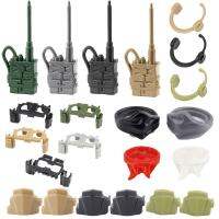 【YF】 WWII Figure Accessories Blocks Soldiers Face Scarf Headphones Telegram Children J031