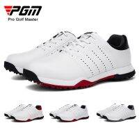 PGM Men Golf Shoes Anti-slip Breathable Golf Sneakers Super Fiber Spikeless Waterproof Outdoor Sports Leisure Trainers XZ149