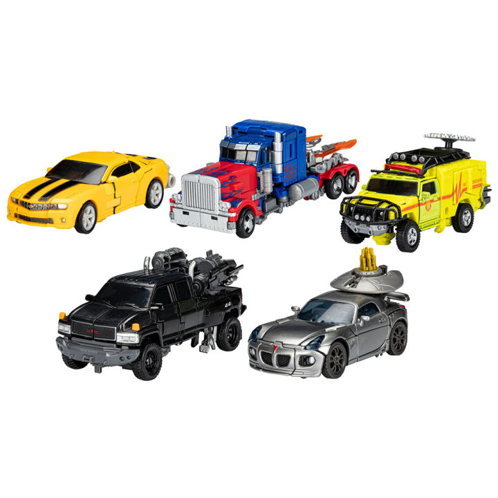 hasbro-transformers-studio-series-วันครบรอบ15th-multipack-ironhide-bumblebee-optimus-prime-autobot-ratchet-autobot-jazz-f3941