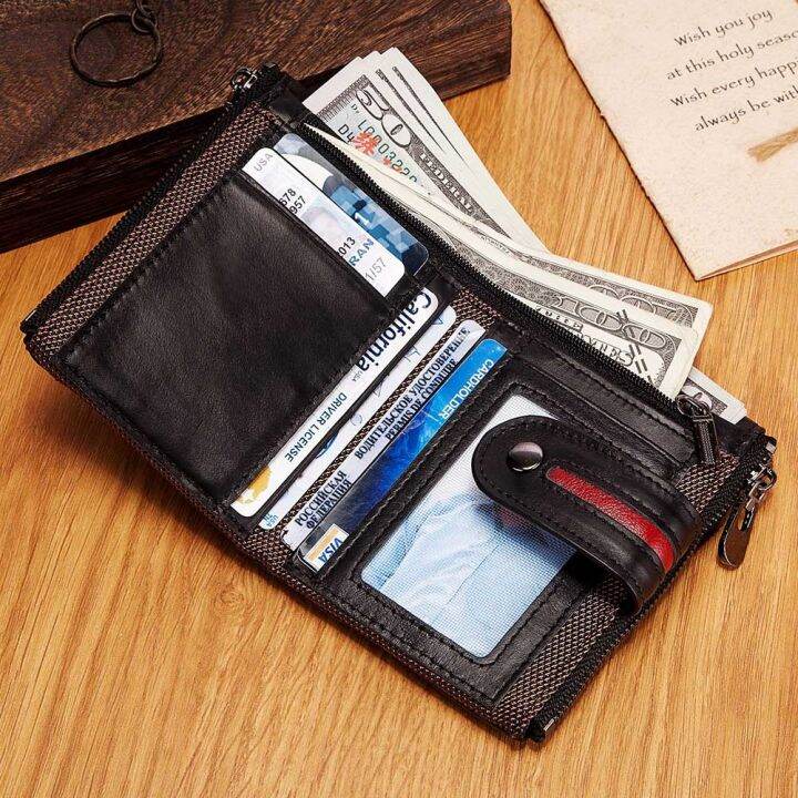 layor-wallet-ชายกระเป๋าสตางค์หนังแท้ผู้ชายกระเป๋าสตางค์ผู้ถือบัตรเครดิตธุรกิจวินเทจสีน้ำตาล-walet-กระเป๋าที่มีคุณภาพสูงแบรนด์ชั้นนำ