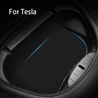 Front trunk mat For Tesla Model 3 /Model Y 2021-2023 Flannel trunk protective pad Soil-proof mat Car accessories Cables