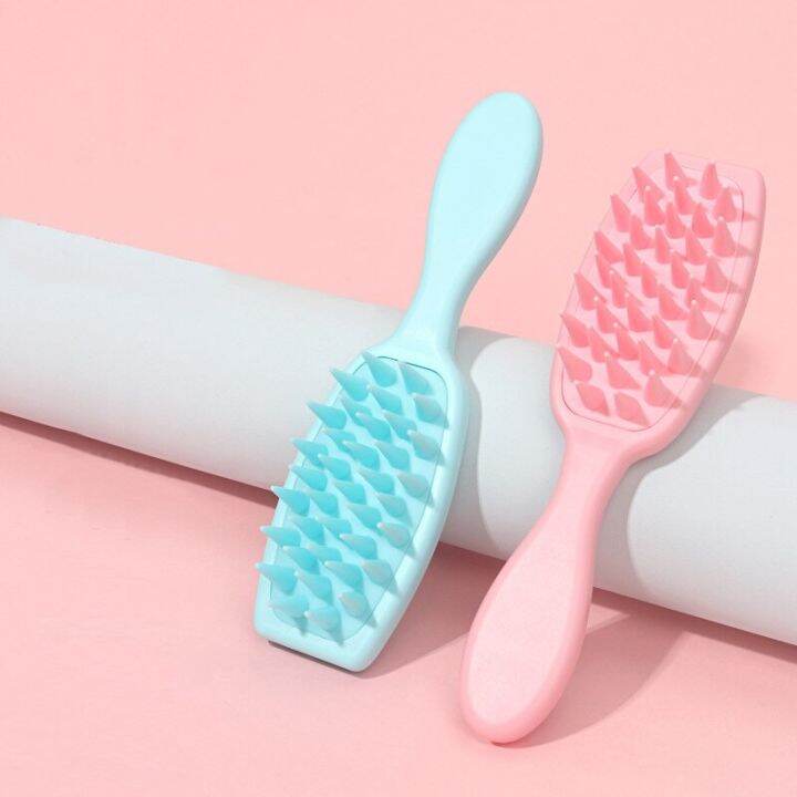 high-quality-massage-style-shampoo-comb-with-extended-handle-soft-silicone-hair-brush-wet-and-dry-bath-spa-detangling-brushes