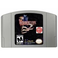 Resident Evil ชุดการ์ดเกม2 N64เหมาะสำหรับเวอร์ชัน N64เวอร์ชั่นภาษาอังกฤษแบบอเมริกันและของขวัญของเล่น NTSC อะนิเมชั่นของญี่ป่น