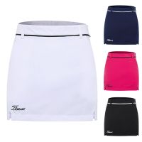 Womens Golf Skirt Summer Fashion Sports Golf Apparel Quick Dry Breathable Short Skirt for Ladies