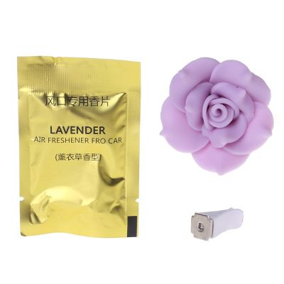 【สินค้าออกใหม่】ของประดับรถยนต์คลิปน้ำหอม Camellia น้ำหอมปรับอากาศน้ำหอมท่อเครื่องปรับอากาศอัตโนมัติ