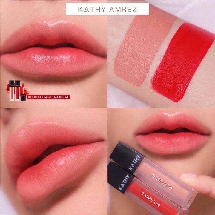 ลิป-kathy-mini-matte-lip-ลิปกระแต-ลิปไม่ติดแมส-พร้อมส่ง