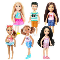 Original Barbie Mini Chelsea Dolls for Girls Genuine Top Brand Mat Toys for Kids Christmas Birthday Gifts