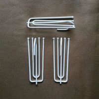 ☑ 10PCS Stainless Steel Four-claw hooks curtain hooks Freach Pleat Orbital Window CurtainAccessories