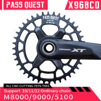 PASS QUEST 96BCD จักรยาน Chainring แคบกว้าง Chainwheel รอบ Disc 30323436384042T สำหรับ Deore XT M7000 M8000 M9000 Crank