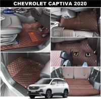 พรมปูพื้นรถยนต์ CHEVROLET CAPTIVA 2020 พรม5D VIP ลายสามมิติ เต็มคัน 9ชิ้น รวมแผ่นท้าย +ปิดเบาะ