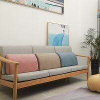 [COD] cushion living room sponge rectangular removable and washable triangle double waist