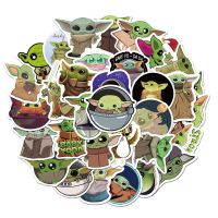 ?พร้อมส่ง?ลายการ์ตูนอะนิเมะ STAR WAR Baby Yoda Grogu 50แผ่น sticker กันน้ำ สติ๊กเกอร์