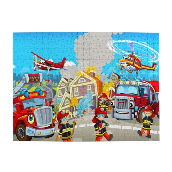 fire-rescue-team-wooden-jigsaw-puzzle-500-pieces-educational-toy-painting-art-decor-decompression-toys-500pcs