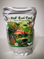 อาหารปลาRof Exo Feed สีเขียว ชนิดจมเม็ดจิ๋วสำหรับปลาเล็ก 700g. สำหรับปลาสวยงามทุกสายพันธ์