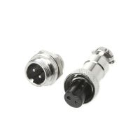 Aviation Plug Male Female Wire Panel Metal Connector 12mm 2/3/4/5/6 Pin GX12