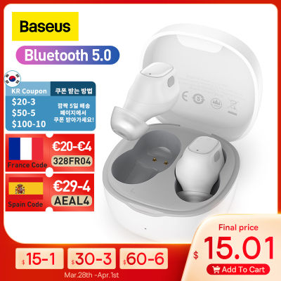 Baseus WM01 True TWS Wireless Earphones Bluetooth 5.0 Earphone HD Headphones Touch Control Earbuds for iOSAndroid Headphones