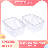 Kocoo 2pcs Shopping ตะกร้าของเล่นมินิซุปเปอร์มาร์เก็ต Shopping Hand Basket รุ่น dollhouse