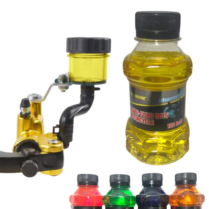 DOT5 Brake Fluid 150mL Silicon Waterbase 5 Color Variants Universal