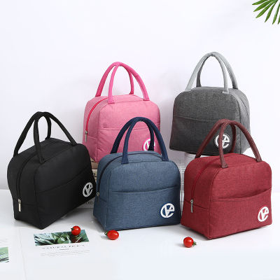 Food Storage Handbag Zipper Lunch Bag Insulated Lunch Bag Thermal Lunch Tote Lunch Bag For Women