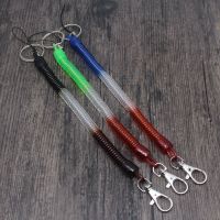 Spring rope old man home key chain expansion key defense lost anti-theft stretch hang three pack five mail