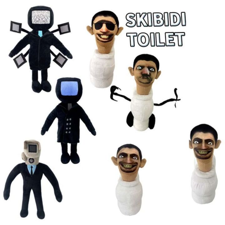 Ordina Skibidi Skibidi Toilet Man Plush Toy Toilet Man Plush Doll