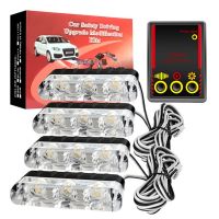 【LZ】❄  LED Strobe Warning Police Light automóveis carro caminhão bombeiros piscando ambulância pisca-pisca de emergência Fso Car Acessórios 4x3 12V