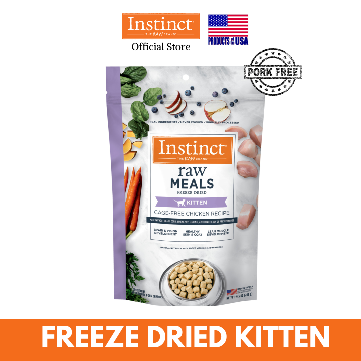 Instinct Freeze Dried Raw Meals Kitten GrainFree CageFree Chicken