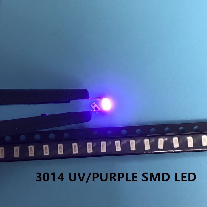 100pcs-smd-3014-led-light-emitting-diode-lamp-chip-uv-purple-0-1w-3v-smt-micro-diy-pcb-circuit-surface-mount-emmiting-beads-electrical-circuitry-parts