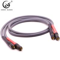 1 pair Audio Hi End Audio Cable High End HIFI RCA Audio Cables With WBT Plug Audio Cable