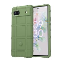 สำหรับ Google Pixel 6a กันกระแทกป้องกันทุกส่วนของเครื่อง TPU เคสโทรศัพท์ (สีเขียว)