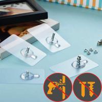 ❈✴卍  6PCS/Set Non-Trace Self Adhesive Nails Hook For Photo Frame Hole Paste Tack Photos Cross Stitch Strong Adhesive Wall-poster