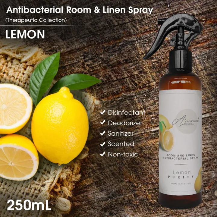 Antibacterial Room & Linen Spray LEMON Scent Lazada PH