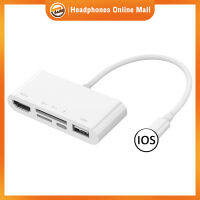 Usb3.0 Famale 5 In 1สำหรับอินเทอร์เฟซ Iphone ถึง1080P เครื่องอ่านการ์ด Usb SD Tf ที่รองรับ HDMI อะแดปเตอร์ดิจิตอล