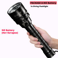 IP8 5200mah Upgrad Diving Flashlight Waterproof Torch Professional Powerful diving light 5L2 3T6 super bright Dive lamps